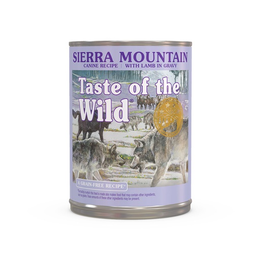 Taste of the Wild Sierra Mountain Canine with Lamb in Gravy 390g Dog(12x1)