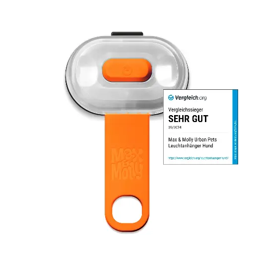 [Max & Molly] Matrix Ultra LED - Safety light-Orange/Cube