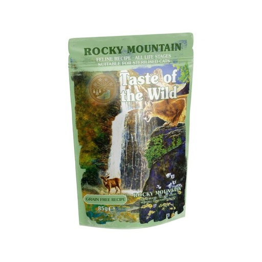 Taste Of The Wild Rocky Mountain Cat Pouch Chunks in Gravy 12/85G