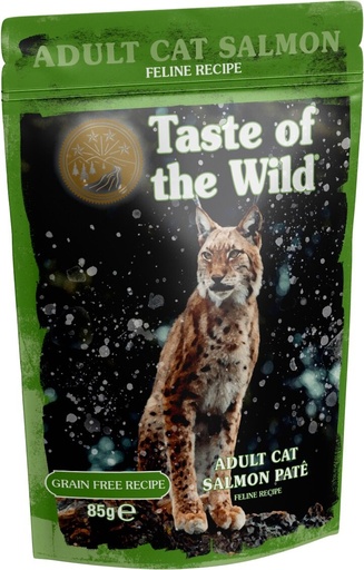 Taste Of The Wild Adult Cat Salmon Pouch Pate 12/85G 