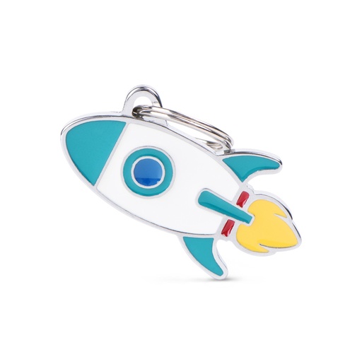 Charms Rocket ID Tag