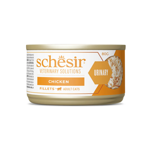 Schesir Veterinary Solutions Urinary Chicken Fillets Wet Cat Food, 80g (1*8)