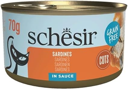 Schesir Grill Wholefood Cat Can Sardines 70g (1*12)