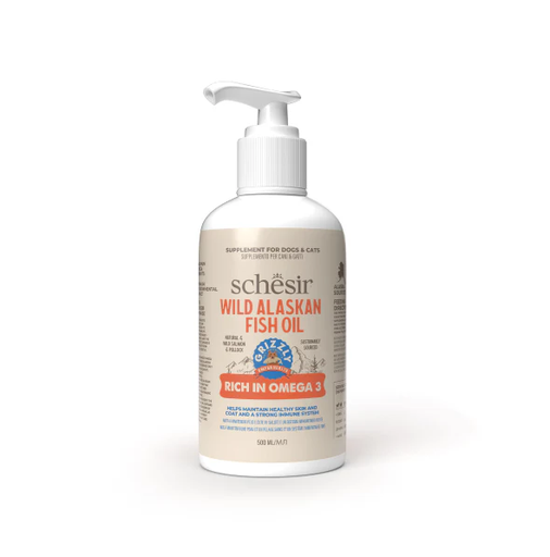 Schesir Omega Plus Fish Oil Supplement for Cats - 500ml (1*6)