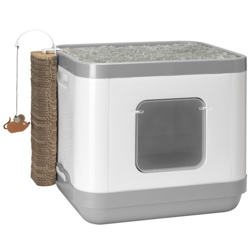 Moderna CAT CONCEPT WITH CUSHION &SCRATCH, grey, Standard