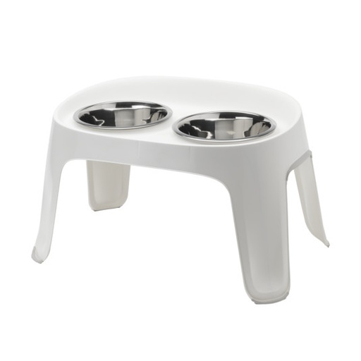 Moderna Skybar Pet Bowls - Medium 36 x 59.5 x H30 cm, Soft White