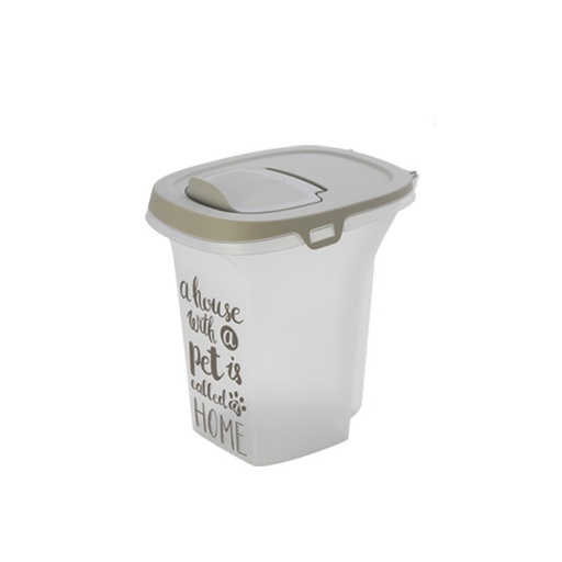 Moderna Trendy Story Pet Wisdom Food Container - Warm Grey - 6 Liters