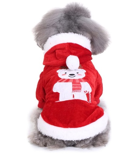 Pets.Love.Earth Embroidered Christmas Bear Size - M