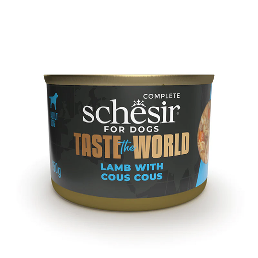 Schesir Taste the World Dog Can - Lamb with Couscous Wholefood Recipe - 150g (1*8)