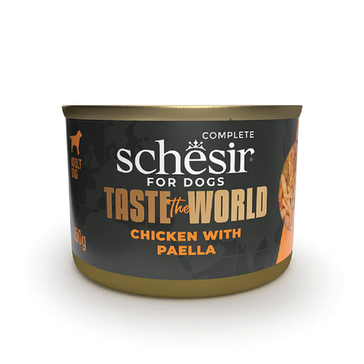 Schesir Taste The World Can For Dog Chicken with Paella 150g (8x1)