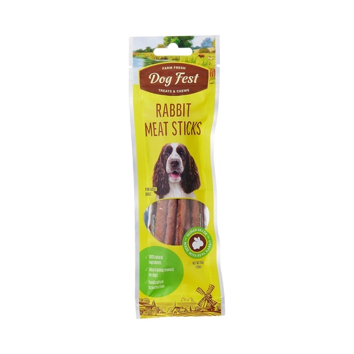 Dog Fest Rabbit meat sticks, for all dogs, 45g.-Treat