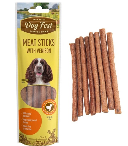Dog Fest Meat sticks with vension, for all dogs, 45g.-Treat