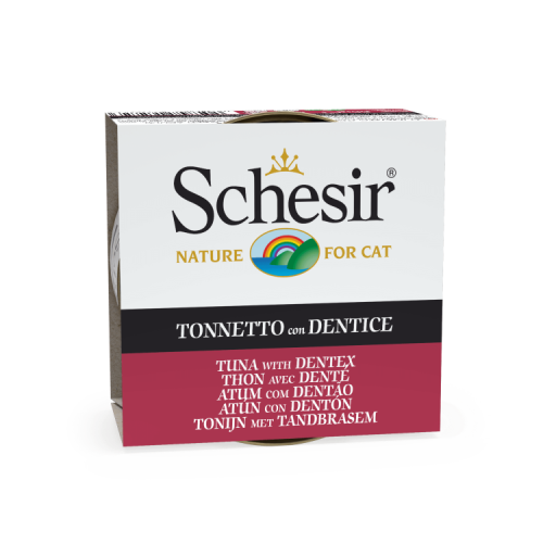 Schesir Can for Cat Tuna with Dentex  in Jelly 85g (14x1)
