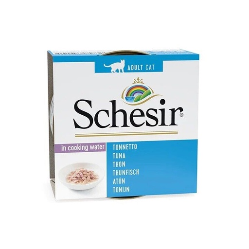 Schesir Can for Cat Tuna in Cooking Water 85g (14x1)
