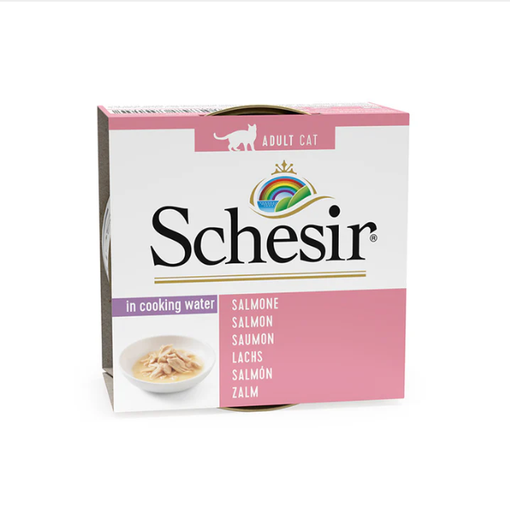 Schesir Cat Food - Salmon Natural Style in Natural Brine - 85g Can (1*56)