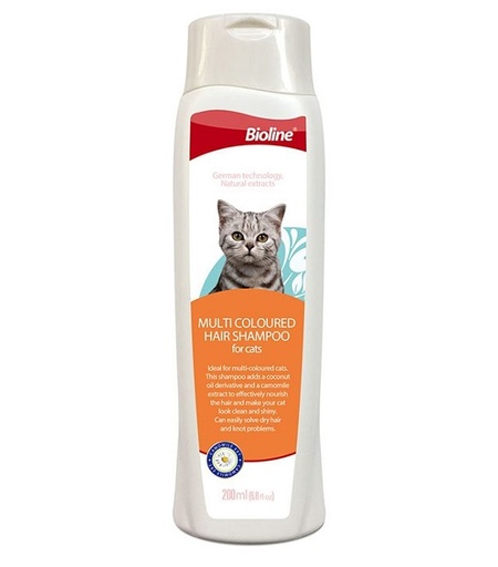 Bioline Cat Multi Coloured Hair Shampoo 200ml
