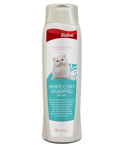 Bioline Cat White Coat Shampoo 200ml