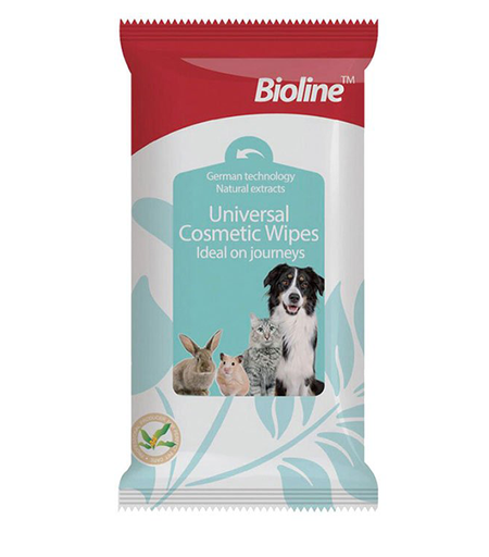 Bioline Dog/Cat Wet Wipes 1x10pcs