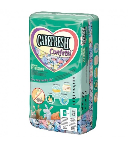 Carefresh Premium Small Animal Confetti Colored Bedding 6 Ltr
