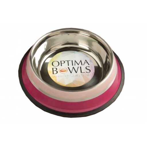 Optima Platinum No-Slip Magenta Pet Bowl 0.85Ltr 