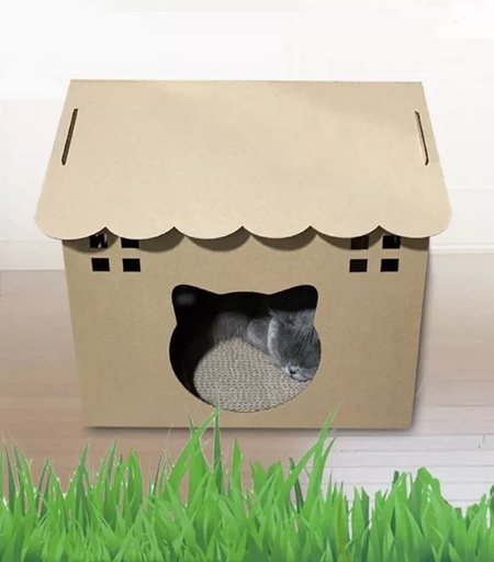 Pets.Love.Earth Cat Corrugated House
