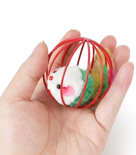 Pets.Love.Earth Cat Plush Mouse Toy Assorted 