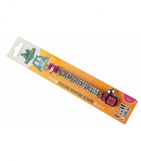 Pets.Love.Earth Cat QR Crystal Collar Assorted