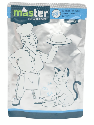 Pet Interest Master Cat Pouch Fish in Sauce 80g (24x1)