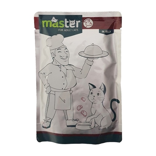 Pet Interest Master Cat Pouch Meat in Sauce 80g (24x1)